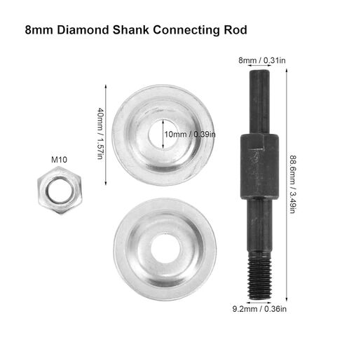 6 مم/8 مم عمود الشجر امتداد قضيب الشجرة الشجر ملولب محول زاوية محول زاوية توصيل قضيب لتصليح قرص القطع (8 ملم) in Kuwait