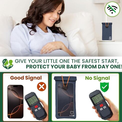 حظر مانع EMF الممتاز للهاتف الخلوي حجم حماية 8in × 4in يناسب جميع الهواتف الذكية المضادة للأكمام الغلاف الأكمام أكياس فاراداي للهواتف SmartDot 5G RF Car Key Sign in Kuwait