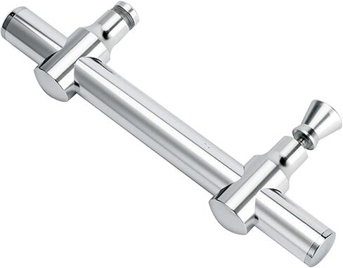 Stainless Steel Glass Door Push-Pull Handle Full Adjustable Hole Di Push Pull Glass Door Handle | Pull Push Barn Door Button Knob | Shower Enclosure Towel Bar Replacement in Saudi Arabia