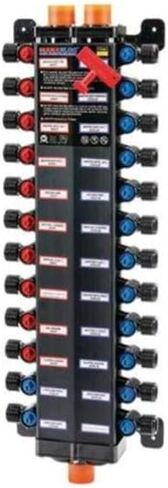 Viega 49625 30-Port ManaBloc without port or supply adapters., Black in Saudi Arabia