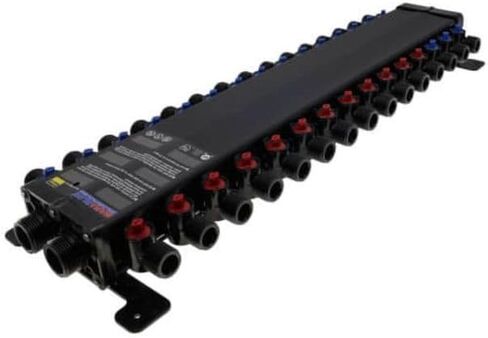 Viega 49625 30-Port ManaBloc without port or supply adapters., Black in Saudi Arabia