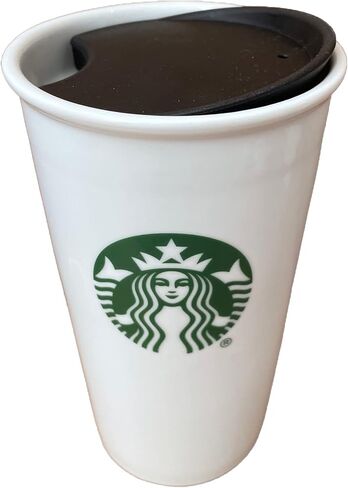 MIE Replacement Lid for Coffee Mug & Tea Cup - Compatible With Starbucks Ceramic Travel Mug 10oz / 12oz / 16oz, Tumbler Lid in Saudi Arabia