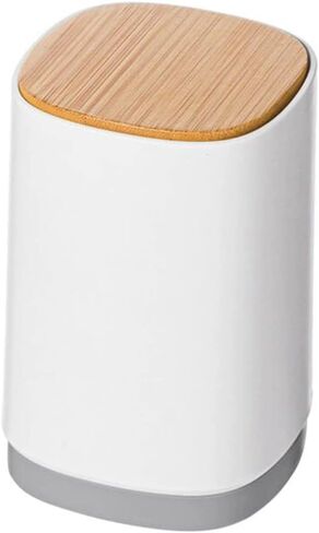 Toothpick Holder, Portable Retractable Toothpick Dispenser Retro Pop Up Toothpick Case Storage Organizer for Kitchen (Grey) in Saudi Arabia
