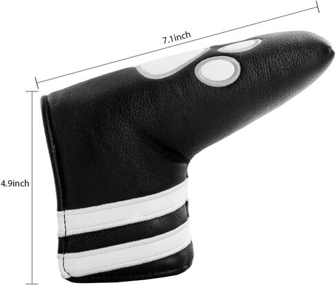 Myartte Golf Head Covers Blade Putter Cover Headcover Magnetic Closure Embroidered Animals Fits Most Brands Scotty Cameron Odyssey Taylormade Ping ect. in Kuwait
