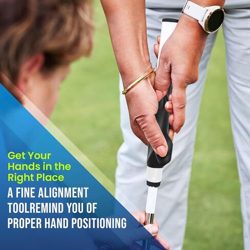 Clip-On Golf Grip Trainer, Golf Swing Training Aid for Improving Proper Hand Positioning in Saudi Arabia