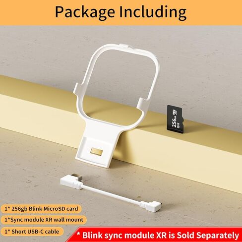 Outlet Wall Mount for Blink Sync Module Core, Sync Module Mount Holder for Blink Indoor Security Camera, No Drilling No Messy Wires Camera Mount with Short Cable (1Pack) in Kuwait