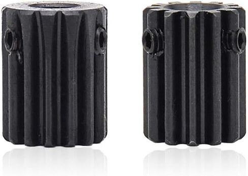 45# Motor Motor Spur Pinion Gear 1 Mod 10t Bore 5mm Diameter 12mm × 1PCS (Bore: 5mm) in Kuwait