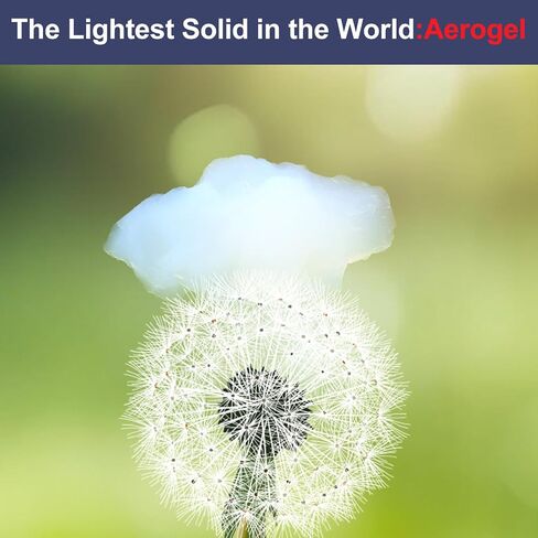 Aerogel, Ultra-Light Silica Aerogel Block, Nano Aerogel Super Insulation Material for Building Materials and Aviation, Made for Scientific Experiments and STEM Education (150mL) in Kuwait
