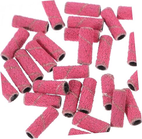50PCS Mini Manicure Sanding Bands 3.1mm Small Nail Sanding Rings for Acrylic Nails for Professional Use and Home DIY in Saudi Arabia