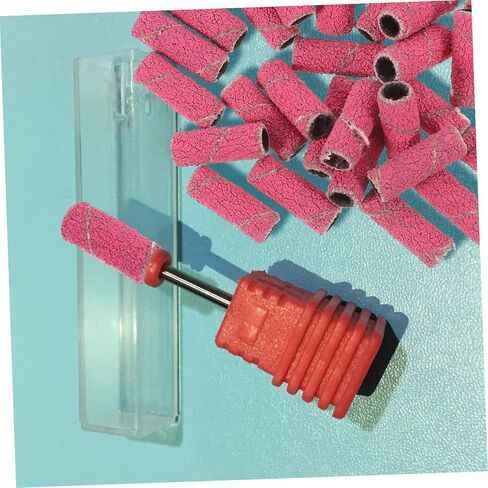 50PCS Mini Manicure Sanding Bands 3.1mm Small Nail Sanding Rings for Acrylic Nails for Professional Use and Home DIY in Saudi Arabia