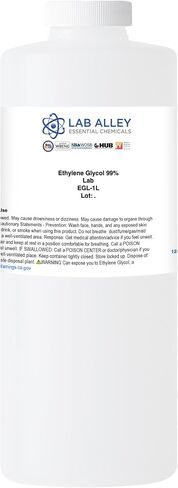 Lab Alley Ethylene Glycol Lab Grade ، رائع للتجمد والتطبيقات المختبرية - 1 جالون in Kuwait