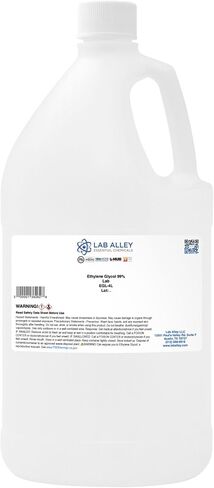 Lab Alley Ethylene Glycol Lab Grade ، رائع للتجمد والتطبيقات المختبرية - 1 جالون in Kuwait