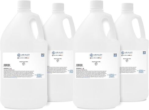Lab Alley Ethylene Glycol Lab Grade ، رائع للتجمد والتطبيقات المختبرية - 1 جالون in Kuwait