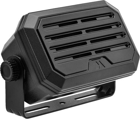 Midland - Spkmini Mini External Speaker - مقاوم للماء ، 10 واط ، قابس 3.5 ملم - متوافق مع جميع أجهزة CB المحمولة ، GMRs ، لحم الخنزير وراديو الهواة in Saudi Arabia