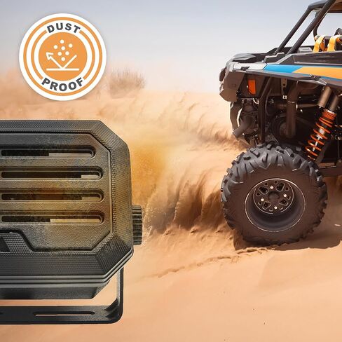 Midland - Spkmini Mini External Speaker - مقاوم للماء ، 10 واط ، قابس 3.5 ملم - متوافق مع جميع أجهزة CB المحمولة ، GMRs ، لحم الخنزير وراديو الهواة in Saudi Arabia