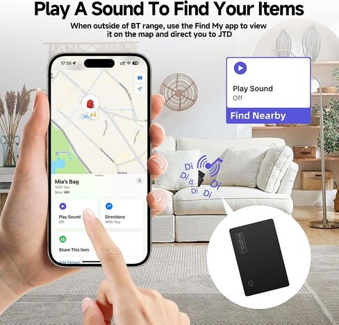 4-Pack 2026 Air Card Tag Tracker Wallet Tracker Card| Ultra Slim 0.07in, IP68 Waterproof | Works with Find My (iOS) | for Wallets, Keys, Luggage,Bags in Saudi Arabia