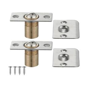2PCS Ball Catch Latch Cabinet Ball Catch Furniture Hardware Brass Construction High-Quality Materials Elegant Touch in Kuwait