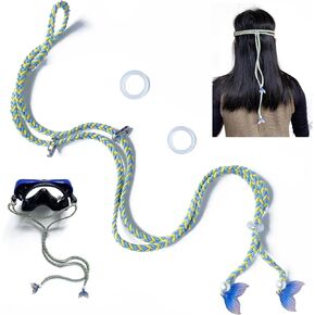 Scuba Mask Strap, Elastic Braided Bungee Rope Mask Straps Replacement in Saudi Arabia
