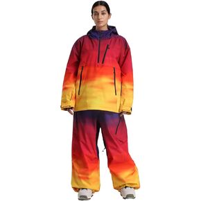 GSOU SNOW Womens Ski Jacket and Pants Set Snowsuit Snow Coat Waterproof Windproof Ski Suit Warm for Winter in Kuwait