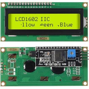 4pcs LCD1602 1602 وحدة LCD/شاشة Green 16x2 شاشة LCD مع وحدة محول الواجهة التسلسلية IIC I2C لـ Arduino in Kuwait