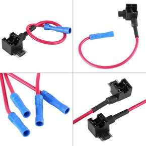 Blade Tap Holder Compact and Safe for Circuit ExpansionIdeal Fit for Mini/Fit for Micro Fit for Mini Blade -5Pcs Pack for Car Modifications in Saudi Arabia