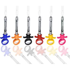 محقنة الأسنان ذاتية الطمور 1.8 مل مجموعة سلبية السيارات من 6 أداة الأسنان من الفولاذ المقاوم للصدأ (مزيج من البلاستيك بالألوان) in Kuwait