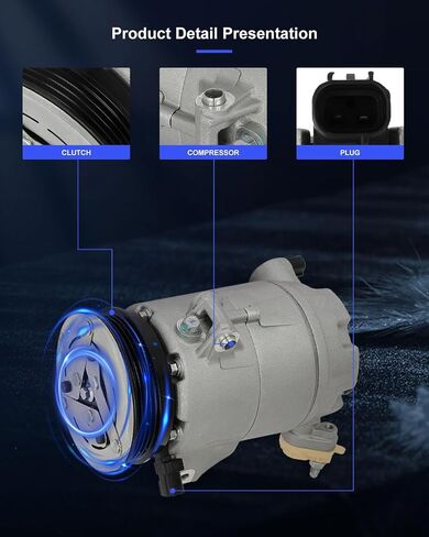 ضاغط ECCPP A/C مع Clutch 2013-2016 FIT For Ford Escape 2.0L 2015-2016 FIT لـ Lincoln MKC 2.3L AC ضاغط in Saudi Arabia