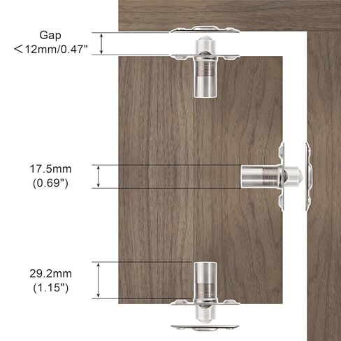 1pcs كرة الكرة الربيعة مزلاج أجهزة خزانة النحاس خزانة الصيد الساتان المصبوبة بالفرشاة والبوابة السود in Kuwait