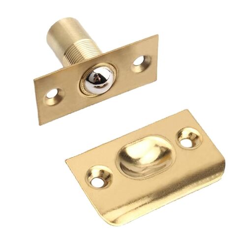 1pcs قابلة للتعديل قابلية للبطولة قفل باب الينابيع قفل Murder Ball Mortice مع البراغي (الكروم) in Kuwait