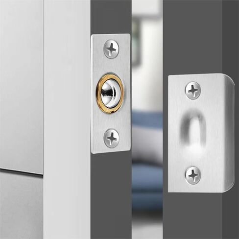 2PCS Ball Catch Latch Cabinet Ball Catch Furniture Hardware Brass Construction High-Quality Materials Elegant Touch in Kuwait