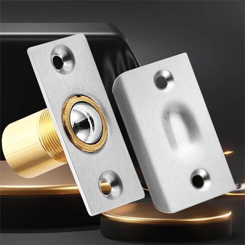 2PCS Ball Catch Latch Cabinet Ball Catch Furniture Hardware Brass Construction High-Quality Materials Elegant Touch in Kuwait