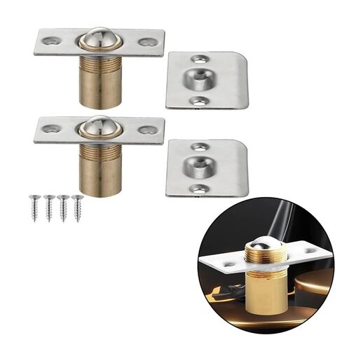 2PCS Ball Catch Latch Cabinet Ball Catch Furniture Hardware Brass Construction High-Quality Materials Elegant Touch in Kuwait
