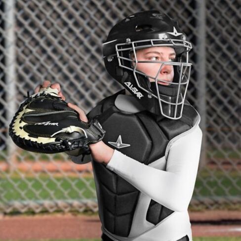 All-Star Top Star Youth 7-9 Nocsae Baseball Stest Protector in Saudi Arabia