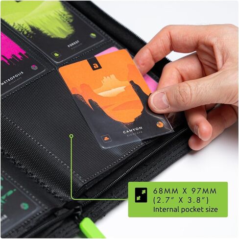 Vault X 4 Pocket Zip Trading Card Binder 160 Cards Exo-Tec (Black) in Saudi Arabia