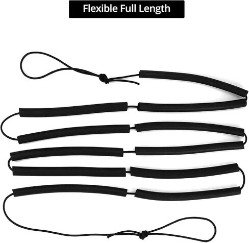 Qwork High Jump Training Equipment ، 2 Pack 9.9 Ft Bungee Consbar ، Bar Gymnastics Pare ، لممارسة الوثب العالي ، حانات الجمباز في مجال المسار والميدان in Saudi Arabia