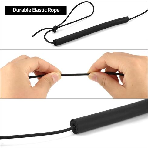 Qwork High Jump Training Equipment ، 2 Pack 9.9 Ft Bungee Consbar ، Bar Gymnastics Pare ، لممارسة الوثب العالي ، حانات الجمباز في مجال المسار والميدان in Saudi Arabia