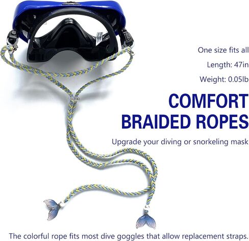حزام قناع Scuba ، مرن بديل لقناع حبل Bungee Rope in Saudi Arabia