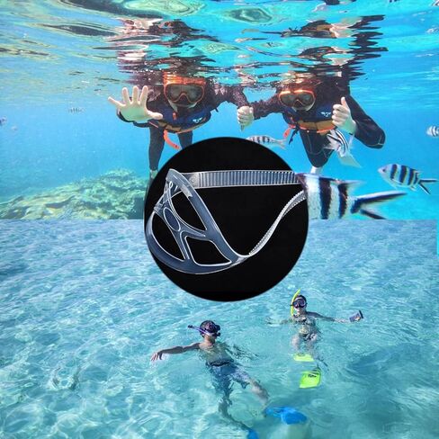 3PCS Replacement Universal Dive Scuba Mask Strap for Diving Swimming Snorkeling Scuba Diving Silicone Mask Strap in Kuwait