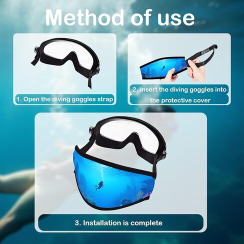 Neoprene Diving Mask Slap Strap Cover, Scuba Goggle Strap Cover for Dive and Snorkel Mask Water Sports in Kuwait