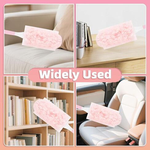 30 تعبئة تعبئة Duster Pink Count متوافقة مع مقبض Swiffer ، و 360 درجة تعبئة أنابيب متعددة السطح مع مقبض واحد ، وألياف الدقيقة 5x يمكن التخلص منها للمنزل ، وتنظيف المكاتب وهدية in Saudi Arabia