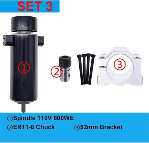 Machine Tool Spindle 100V 800WE Set 0~110VDC Adjustable Speed Governor Power Supply Both 110VAC & 220VAC for Engraving Machine(100V 800WE 3) in Saudi Arabia