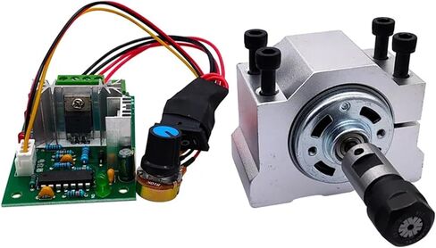 1 بدلة DC Motor RS775 محرك المغزل 12V/24V 15000R PWM Controller ER11 5MM/Spring 3.175mm Bracket 45mm 775 (مجموعة من 4 24V) in Kuwait