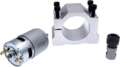 1 بدلة DC Motor RS775 محرك المغزل 12V/24V 15000R PWM Controller ER11 5MM/Spring 3.175mm Bracket 45mm 775 (مجموعة من 4 24V) in Kuwait