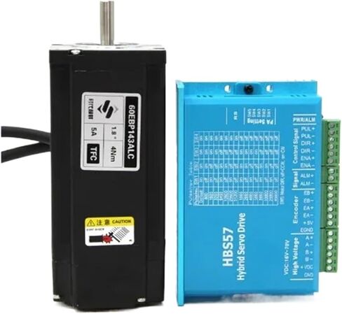 NEMA24 حلقة مغلقة السهول STEPRO MOTOR + محرك الأقراص مجموعة 4N.M مع تشفير 1000 خط 60BP143ALC-TF0 in Kuwait
