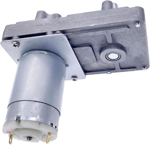 20-157RPM Worm Gear Motor 12V مخفض DC عزم الدوران العزم الكهربائي الحركية المعدنية القفل العكسي للذات لمعدات الأتمتة (12 فولت 120 دورة في الدقيقة) in Kuwait