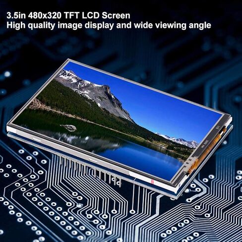 وحدة شاشة LCD 3.5 بوصة 480 × 320 دقة الدعم HD لـ & Mega 2560 لوحة DIY ، اللمس/لا تعمل باللمس (مع لوحة اللمس) in Saudi Arabia