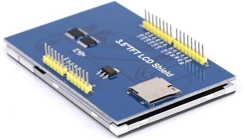 وحدة شاشة LCD 3.5 بوصة 480 × 320 دقة الدعم HD لـ & Mega 2560 لوحة DIY ، اللمس/لا تعمل باللمس (مع لوحة اللمس) in Saudi Arabia