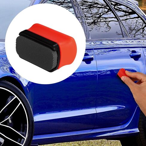 Denibbing File, Ferroalloy Strong Magnetic Attraction Mini Paint File Tool Small Paint Run Removal Tool for Car Practical Car Accessories (Blue) in Saudi Arabia