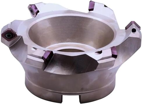 KM12R50-22-4T أربعة SEKT1204 Carbide إدراج Carbide مزدهرات التغذية السريعة الطحن الطحن طحن الطحن الوجه القاطع 1pcs (KM12R63-22-4T) in Saudi Arabia