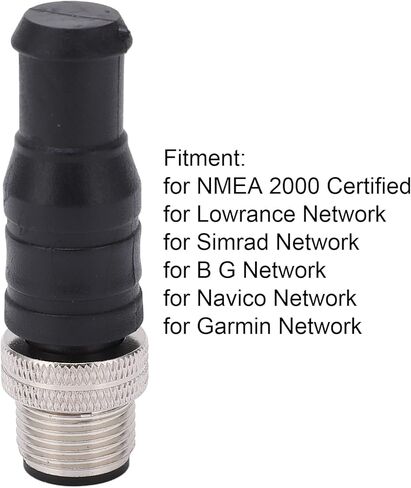 NMEA 2000 M12 5 Pin Male Terminator Resistor Durable for Networks in Saudi Arabia